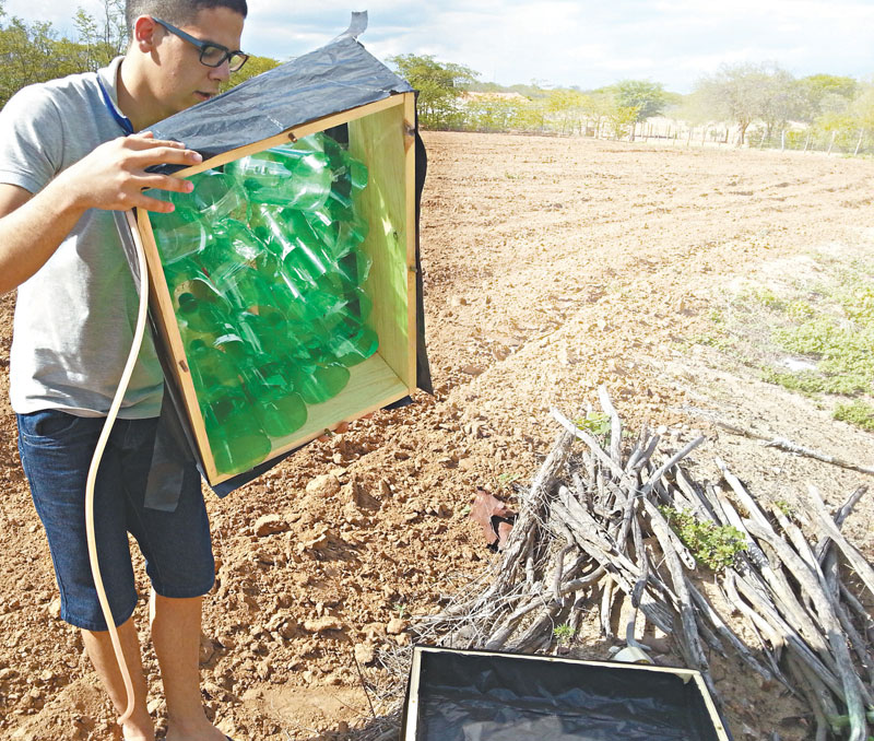 Experimento permite benefício com reúso da água