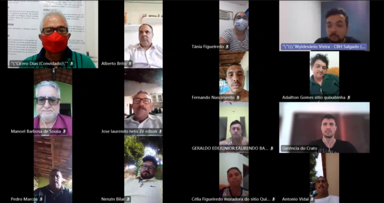 AVALIAÇÃO DOS AÇUDES GOMES E QUIXABINHA FOI REALIZADA POR MEIO DE REUNIÃO VIRTUAL