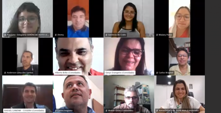 CÂMARA TÉCNICA DE ÁGUA SUBTERRÂNEA DO COMITÊ DA SUB-BACIA HIDROGRÁFICA DO RIO SALGADO SE REUNIU NESTA SEXTA-FEIRA (18)