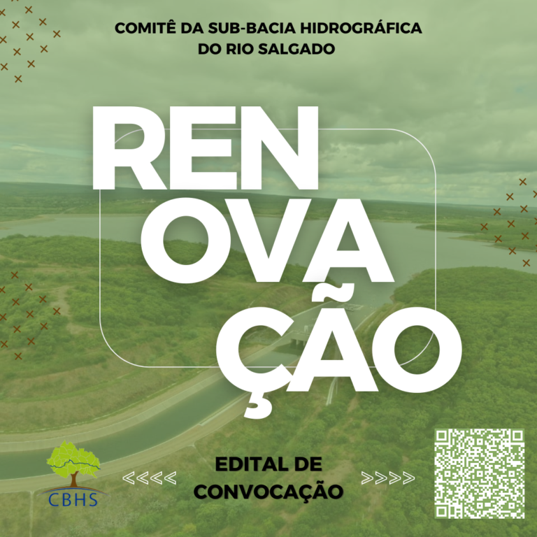 Comitê do Salgado divulga Edital de Renovação do colegiado; veja documentos